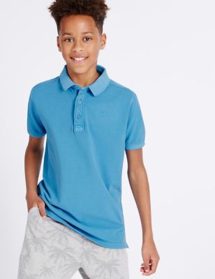 Pure Cotton Polo Shirt &#40;3-14 Years&#41;